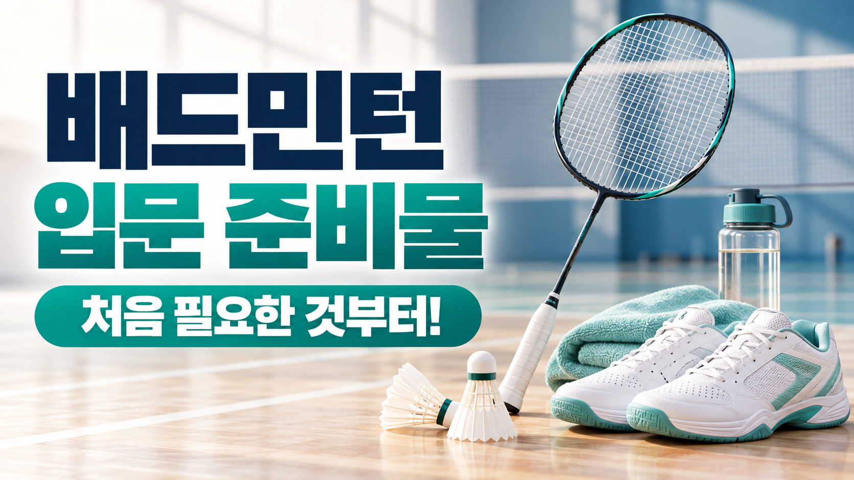 배드민턴 입문 준비물｜처음 필요한 것과 나중에 살 것